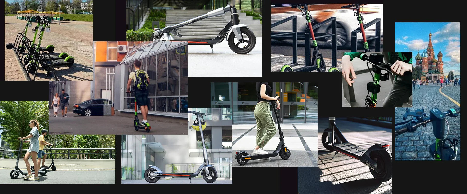 All electric scooters